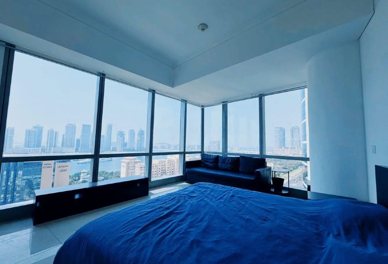 Ocean Heights Dubai Marina – 3-bedroom furnished apartment with sea view and balconies for rent