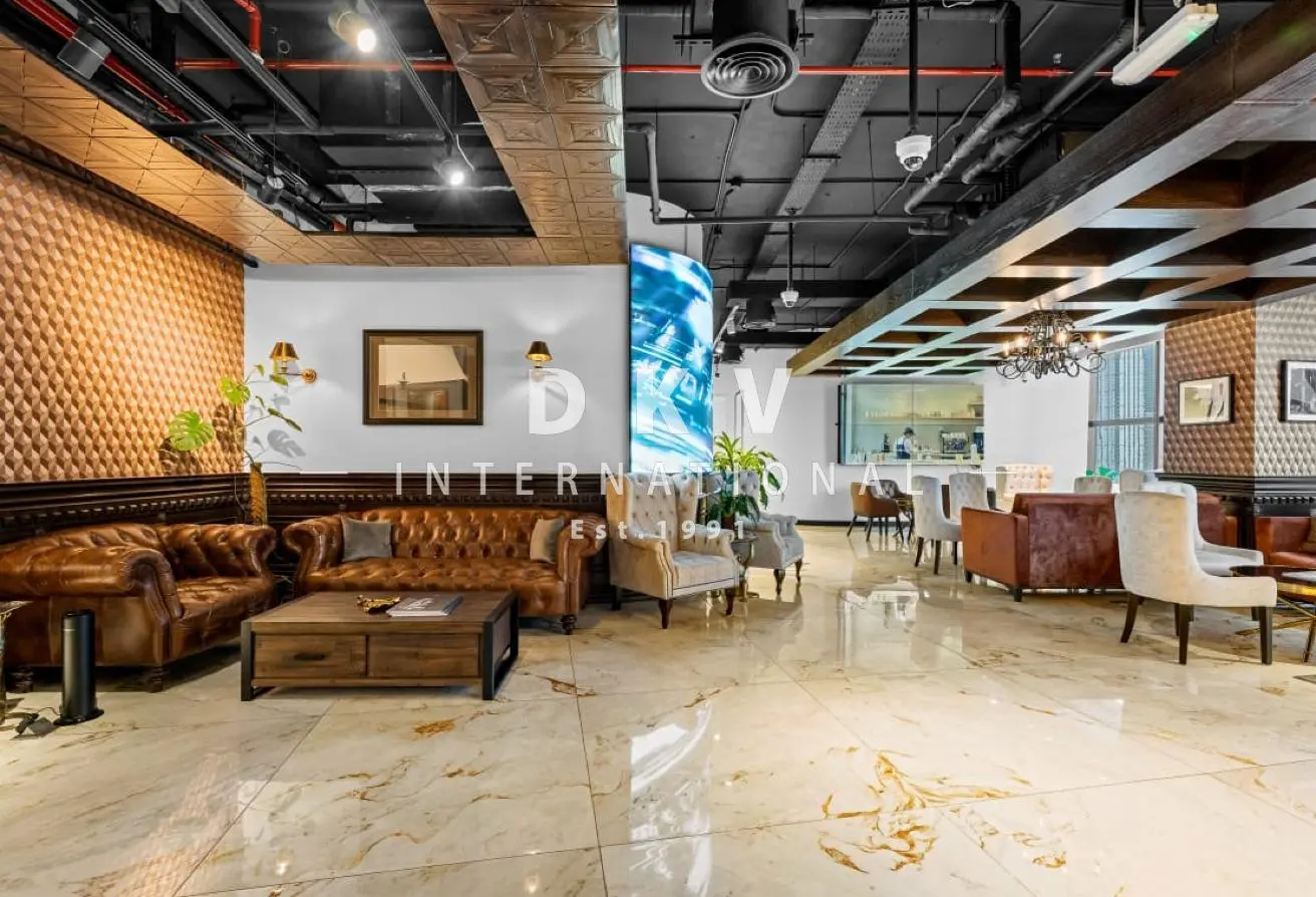 Office for rent in The Opus – furnished 308 sqft workspace with city view in Business Bay Dubai.