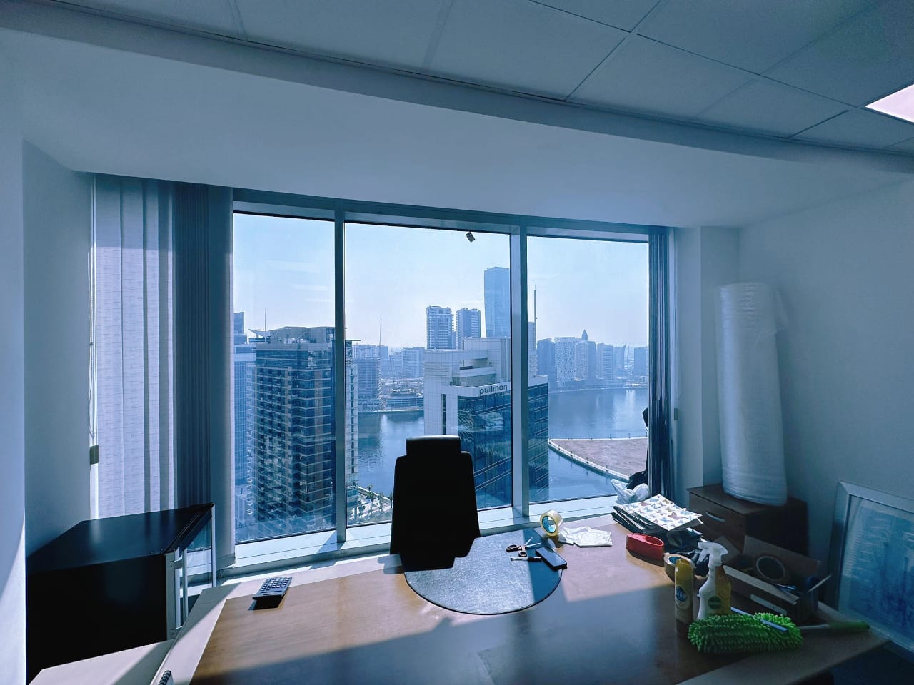 Office for rent in The Prime Tower – 3,079 sqft ultra-fitted workspace with canal view in Business Bay Dubai