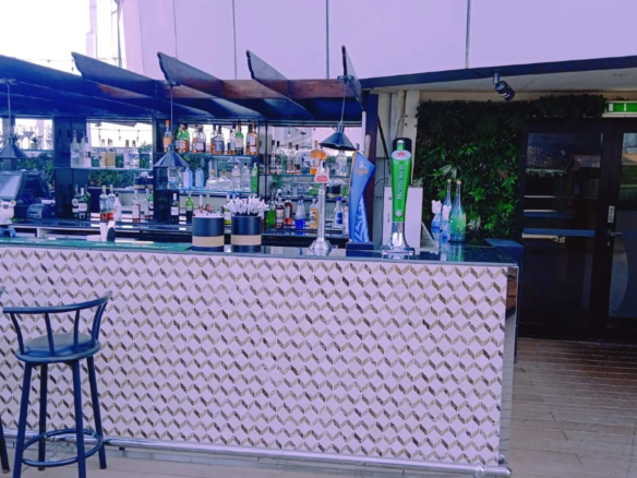 Carlton Downtown Rooftop – open-air lounge with 360° Downtown Dubai views
