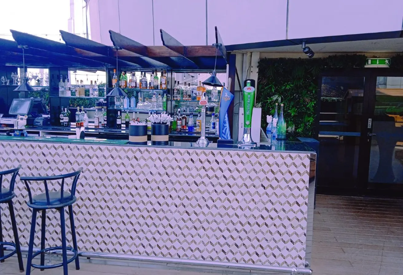 Carlton Downtown Rooftop – open-air lounge with 360° Downtown Dubai views