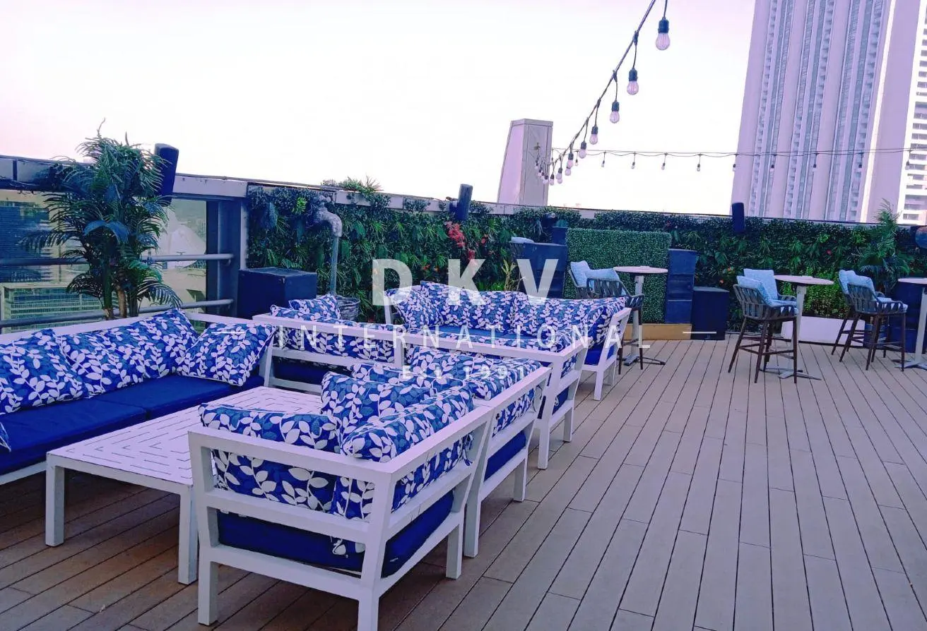 Carlton Downtown Rooftop – open-air lounge with 360° Downtown Dubai views