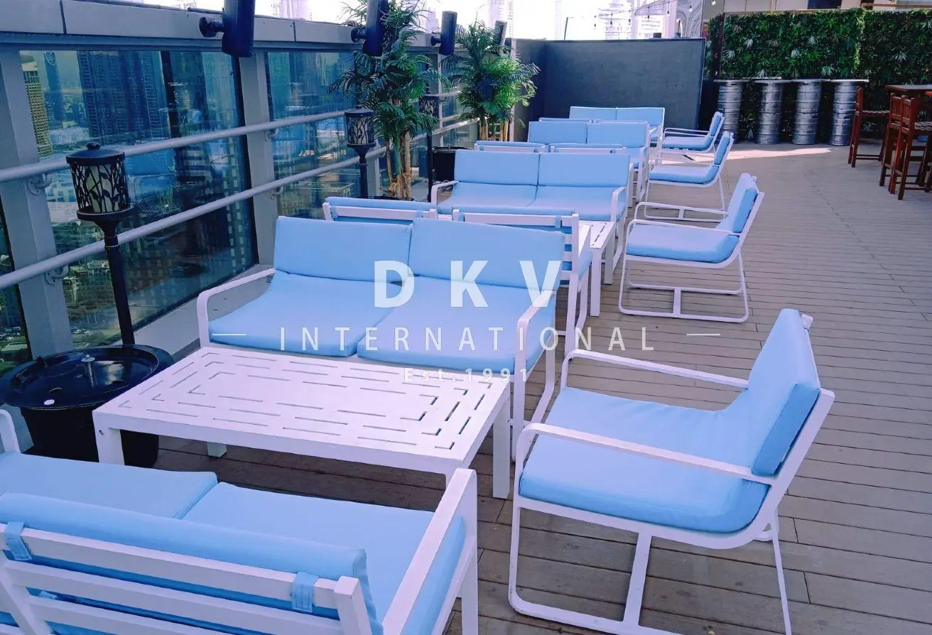 Carlton Downtown Rooftop – open-air lounge with 360° Downtown Dubai views