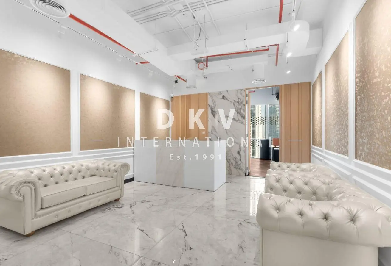 The Opus Business Bay – 945 sqft brand-furnished office with Burj Khalifa view