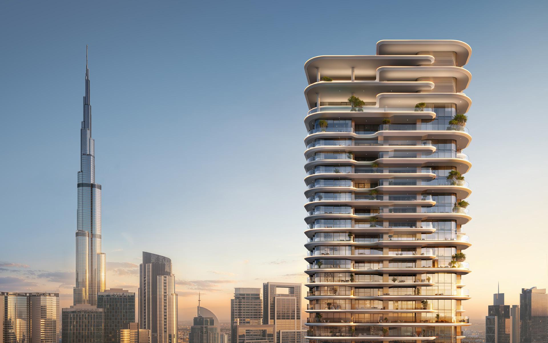 Avarra by Palace – branded 1 to 4 bedroom apartments by Emaar with Burj Khalifa views in Business Bay
