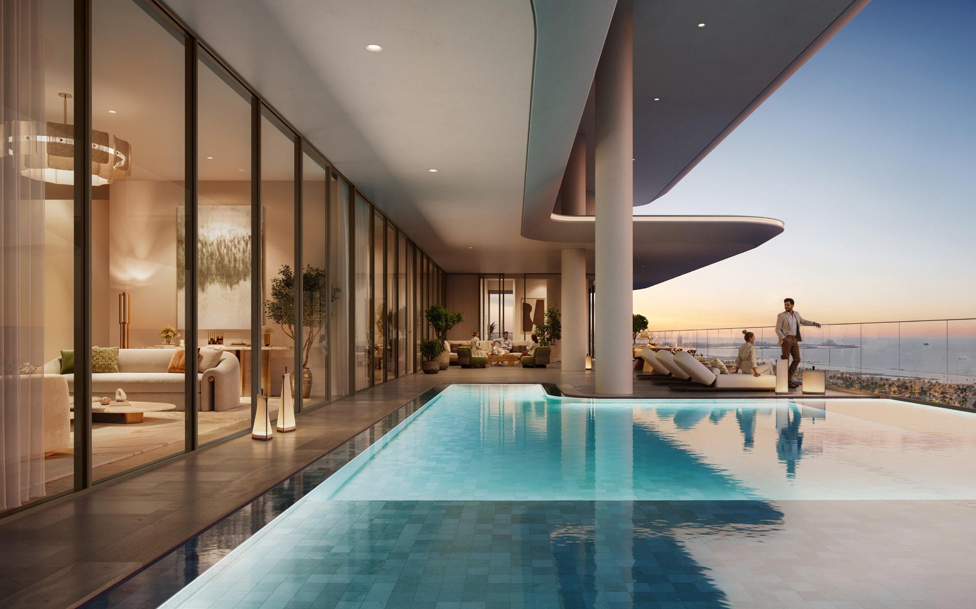 Avarra by Palace – branded 1 to 4 bedroom apartments by Emaar with Burj Khalifa views in Business Bay