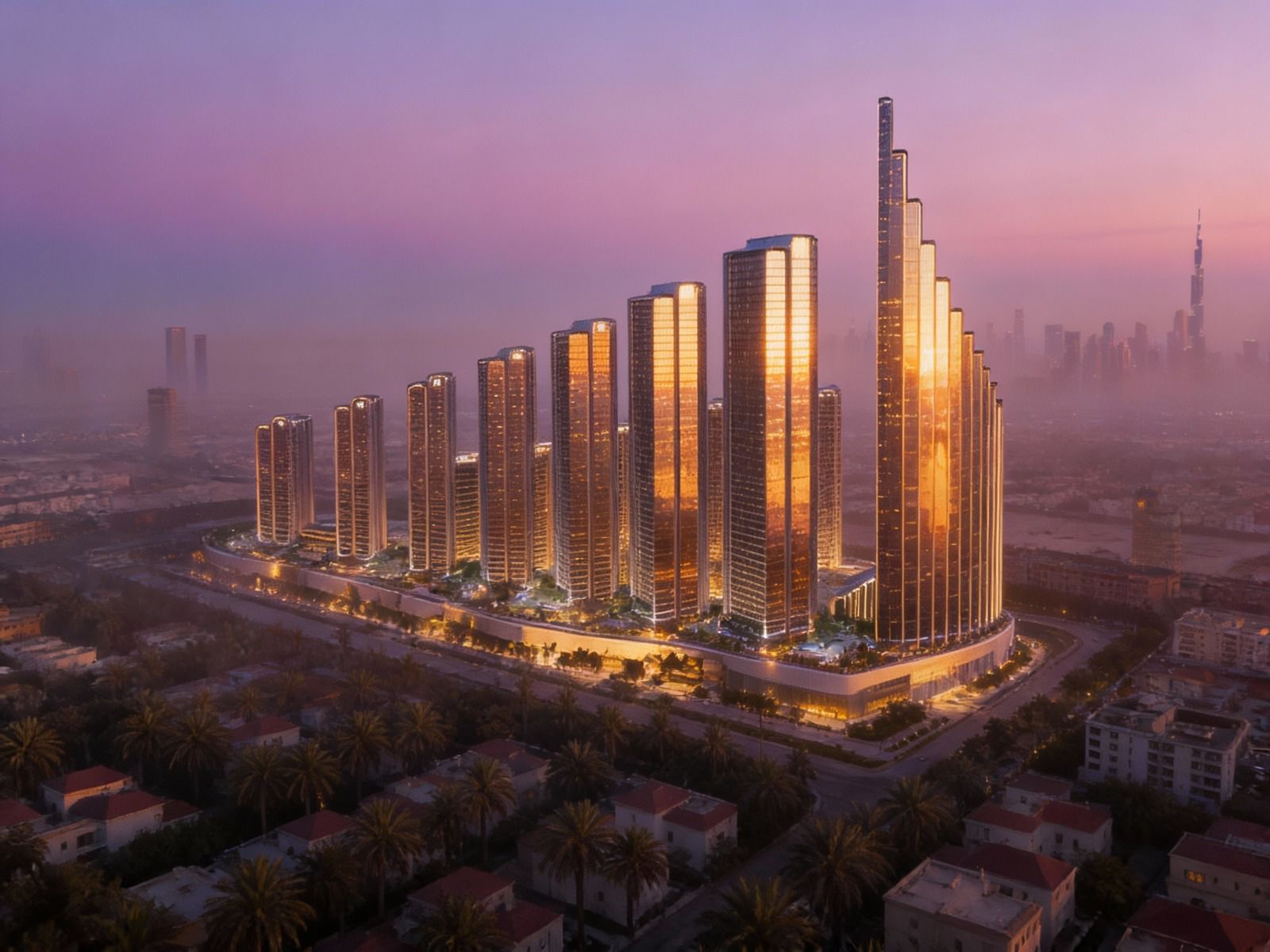 Maybach 6 Dubai – flagship branded towers in Mercedes-Benz Branded City, Meydan