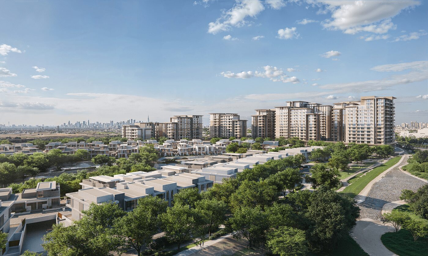 Expo Valley Views – Sustainable 1–3BR apartments in Expo City Dubai with 70/30 plan and Q4 2029 handover.