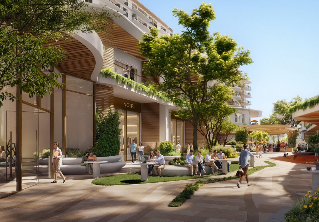 Lunara The Strand – 583-home urban district living on Al Marjan Island with pools, retail, and wellness amenities