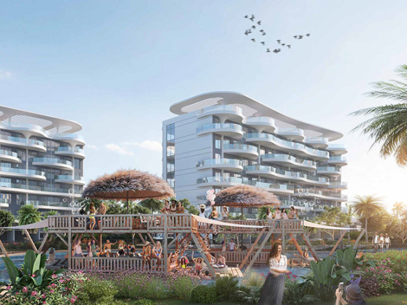 Valencia Damac Lagoons apartments – waterfront studios, 1 & 2 BR by DAMAC in Dubai
