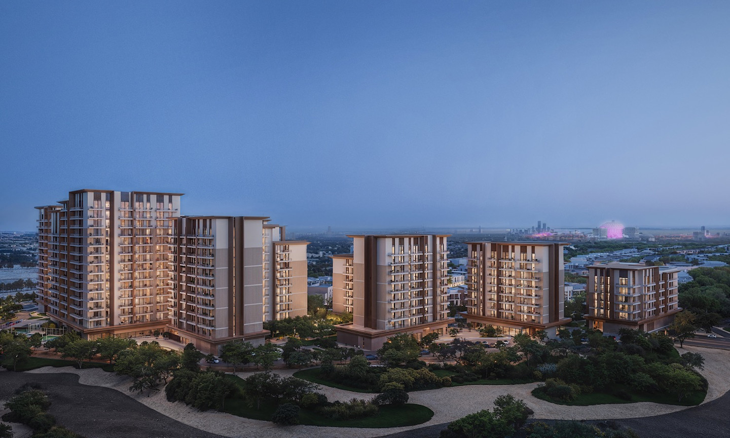 Ghadeer Expo Valley – Nature-led 1–3BR apartments in Expo City Dubai with metro access, 69/31 plan, handover Q4 2029.