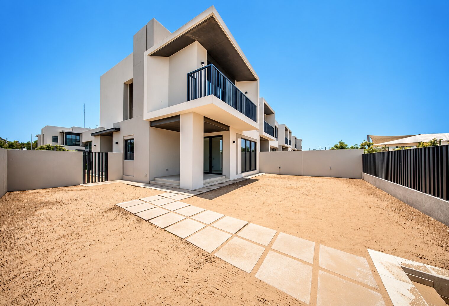 Jebel Ali Village townhouse – brand new 4 bedroom plus maid home with pool and park view