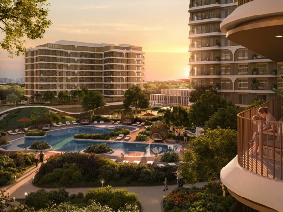 Canopies Yas Point by Aldar on Yas Island with studios, apartments, landscaped gardens and waterfront amenities