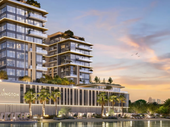 Everly Place for sale by Ellington in Meydan Horizon with lagoon-facing 1 to 3 bedroom apartments