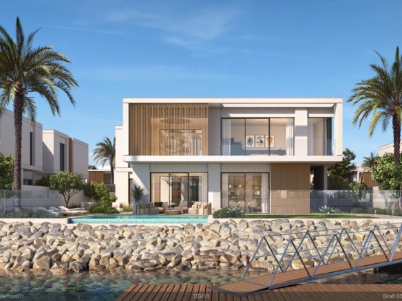 Yas Riva Reserve by Aldar with 4 to 6 bedroom inland and waterfront villas on Yas Island