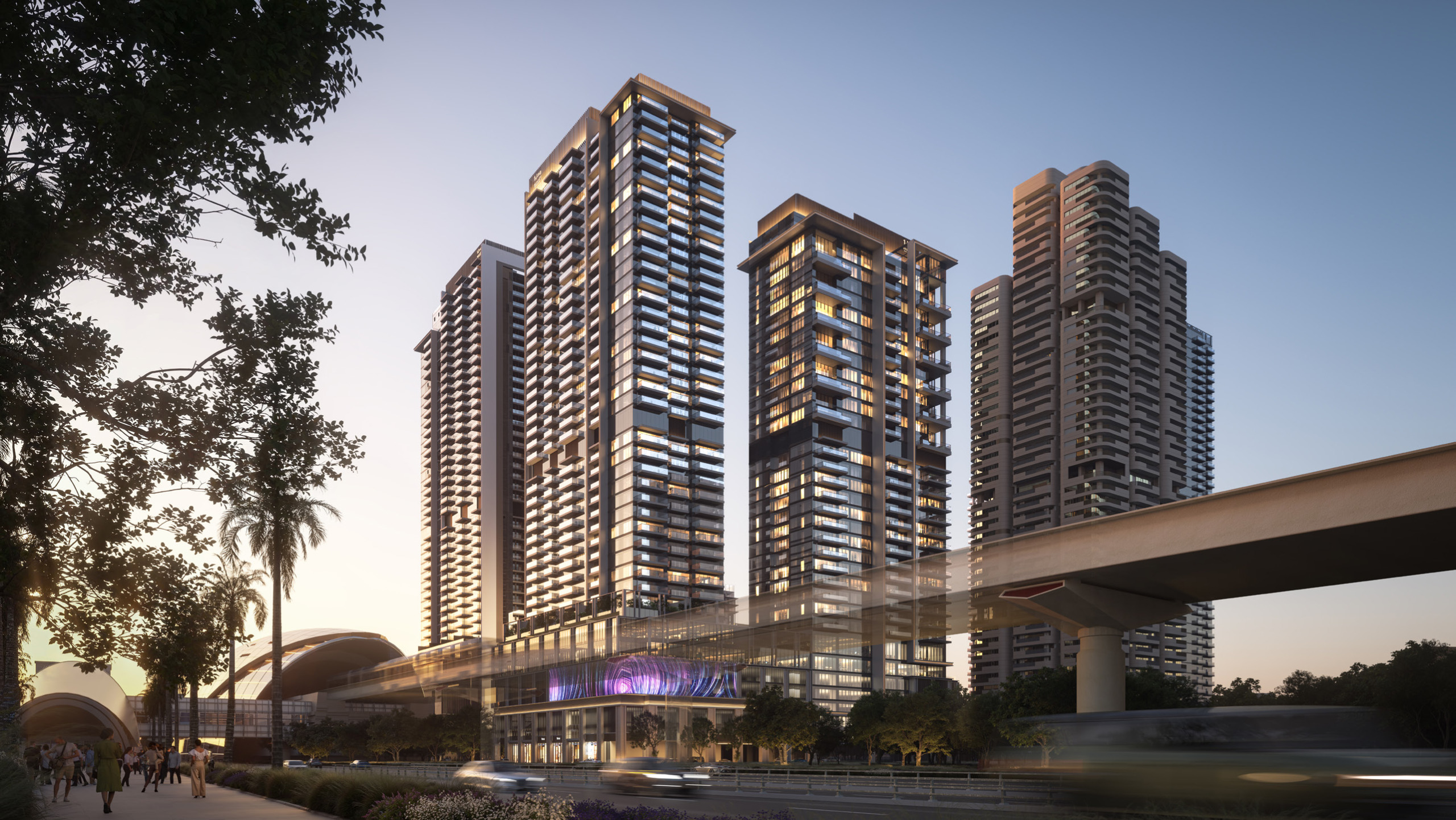 Wasl 1 apartments and duplexes beside Zabeel Park with pools, gyms and modern city amenities